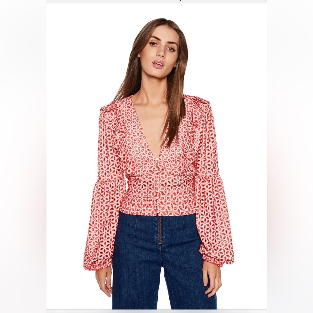 Bardot Camille eyelet top